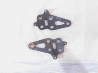 Pair Black 2008-2016 Polaris Victory Vision Engine Motor Mount Rear Brackets - C3 Cycle