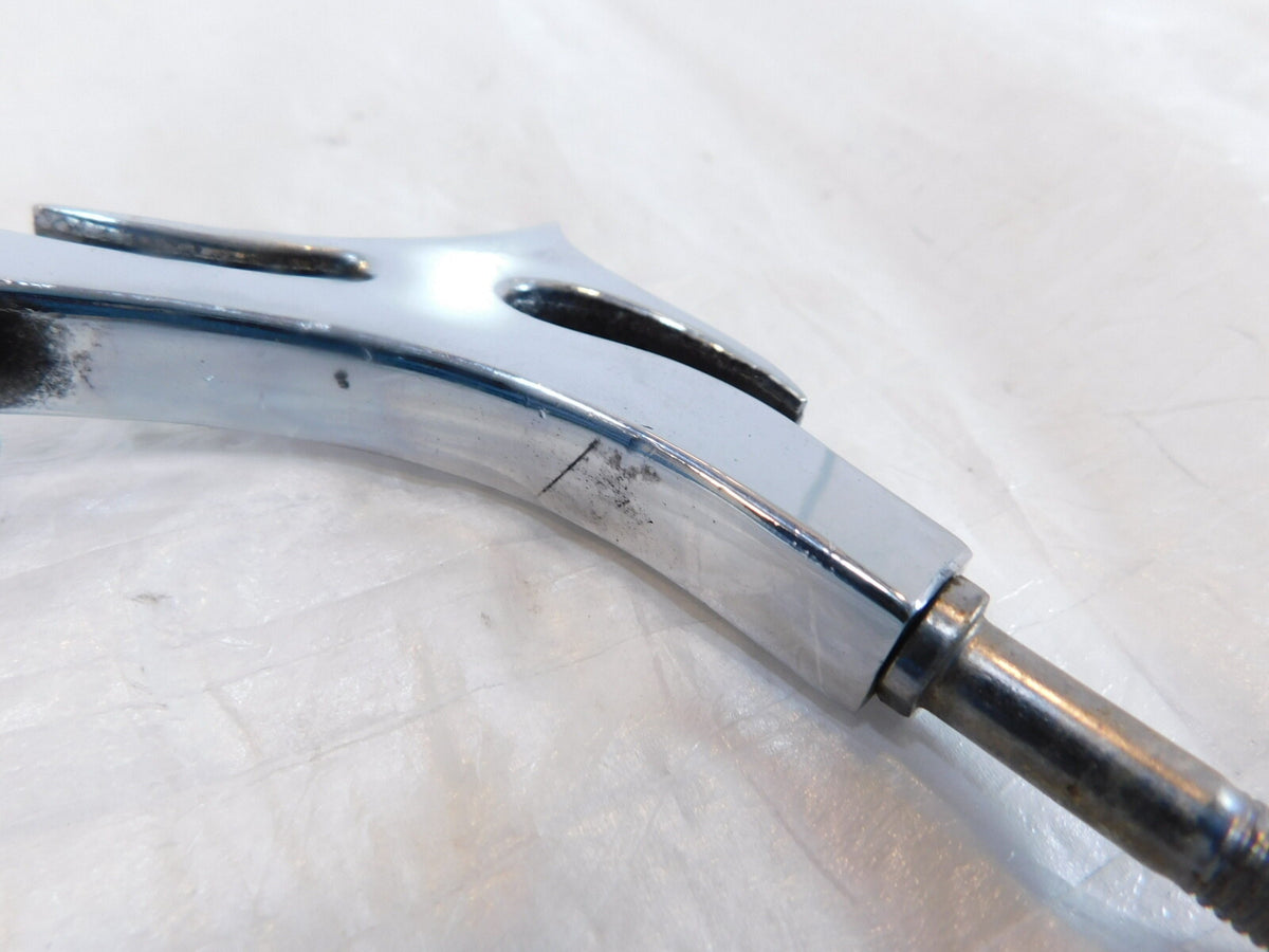 Harley Dyna Sportster Softail FXR Sportster Flames Hand Right Rear View Mirror - C3 Cycle