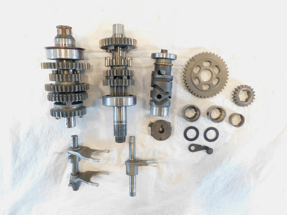 1982 Honda CM450C 450 Custom Engine Transmission Gears w/ Shifter Drum & Forks - C3 Cycle