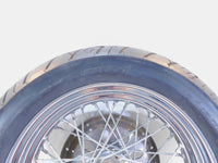 2000 2001 2002 & 2003 Indian Gilroy Scout Chrome Laced Rear Wheel Rim - Bent - C3 Cycle