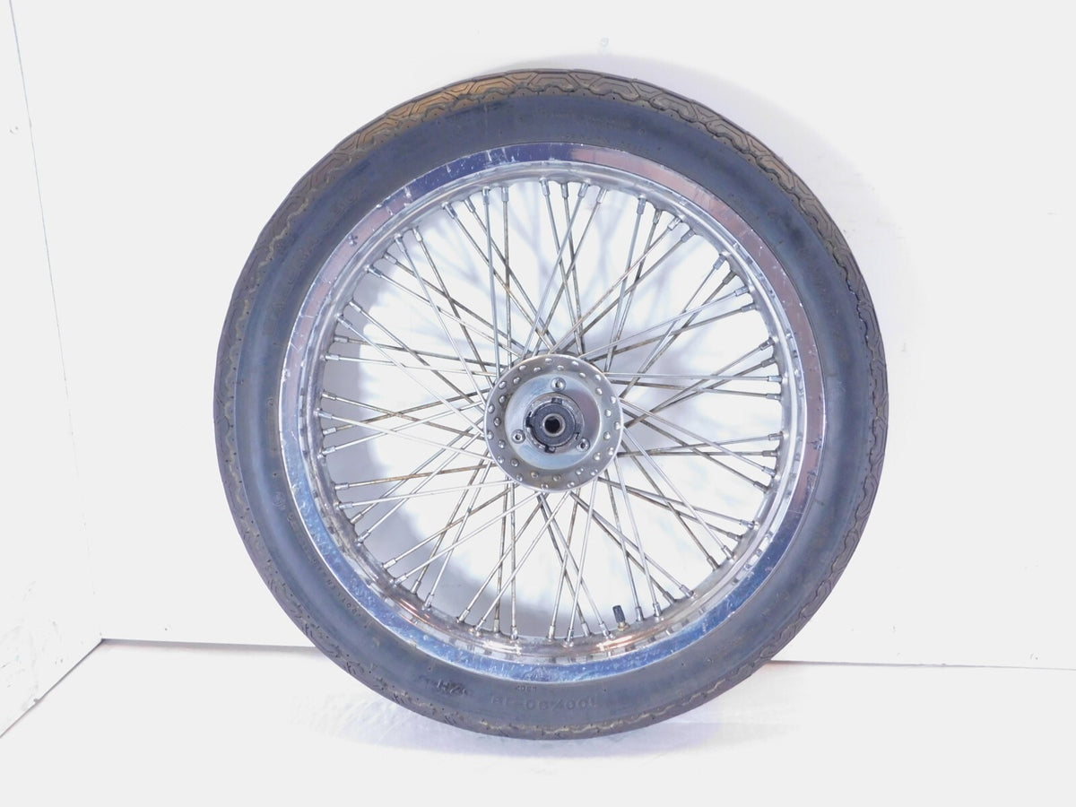 Suzuki Intruder 1400 VS1400 VS1400GLP 19" Spoked Front Wheel Rim Hub & Tire - C3 Cycle