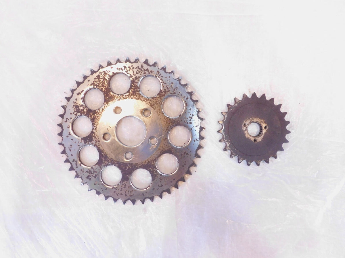 Set Harley Davidson Sportster 883 1000 1100 & 1200 Chain Drive Gear Sprockets - C3 Cycle