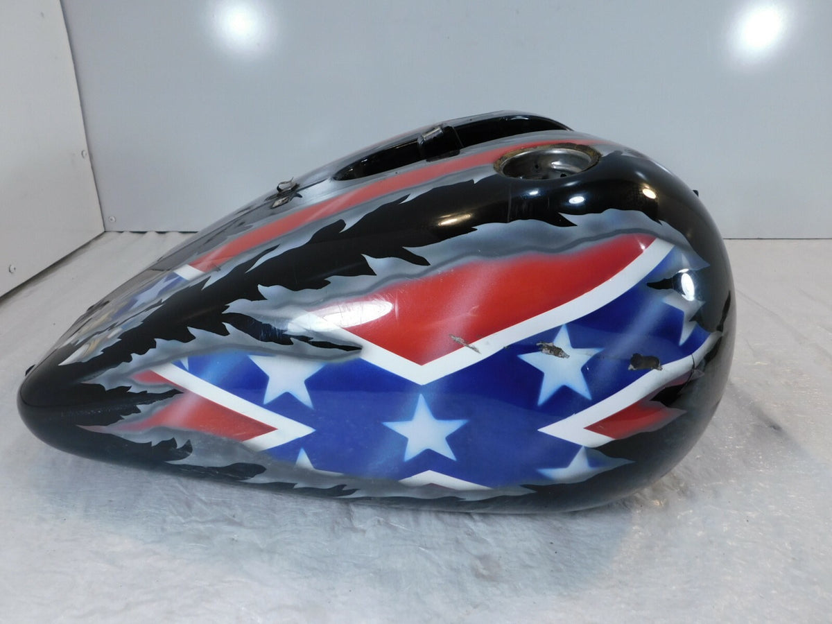 1993 & 1994 Harley Davidson Dyna Wide Glide Black Fuel Gas Petrol Tank Reservoir
