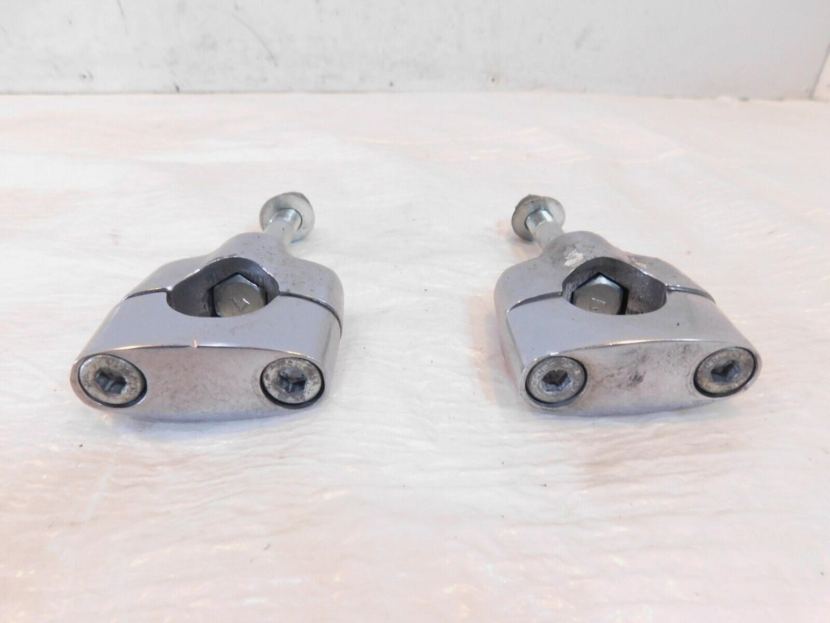 86-04 Suzuki Savage 650 LS650P Upper/Lower Handlebar Riser Mount Clamp Brackets - C3 Cycle