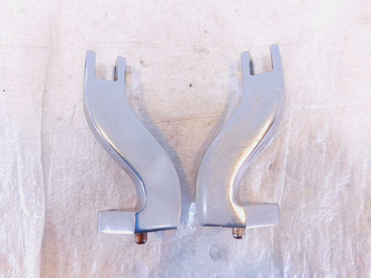 Harley Touring Road King Street Glide Right Passenger Peg Footpeg Mount Brackets - C3 Cycle