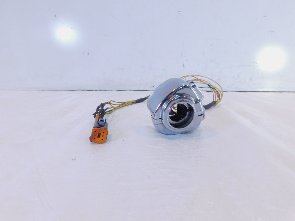 Harley Softail Dyna & Sportster Chrome Right Handlebar Start Stop Switch Buttons - C3 Cycle