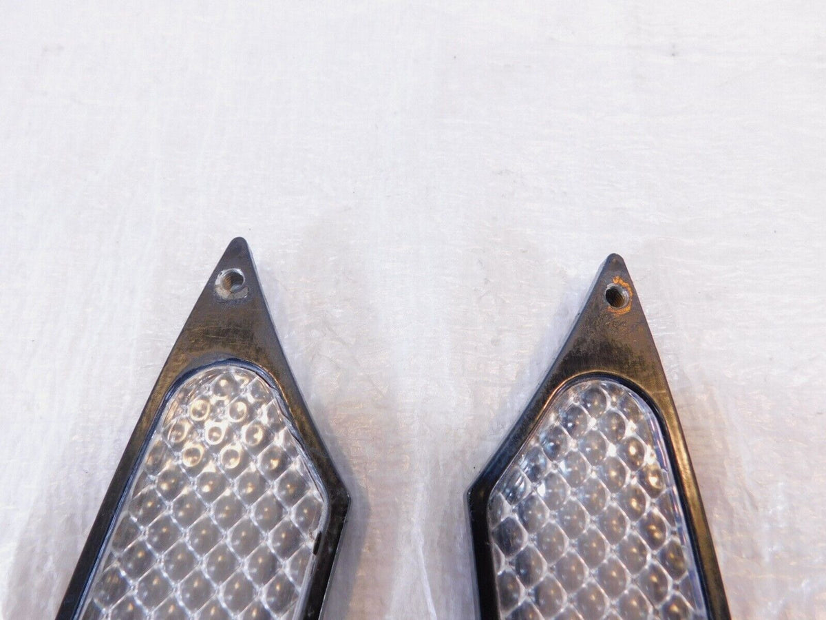 2009-2013 Harley Davidson Touring Street Glide Black Rear Fender Trim Strips - C3 Cycle