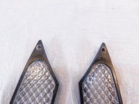 2009-2013 Harley Davidson Touring Street Glide Black Rear Fender Trim Strips - C3 Cycle