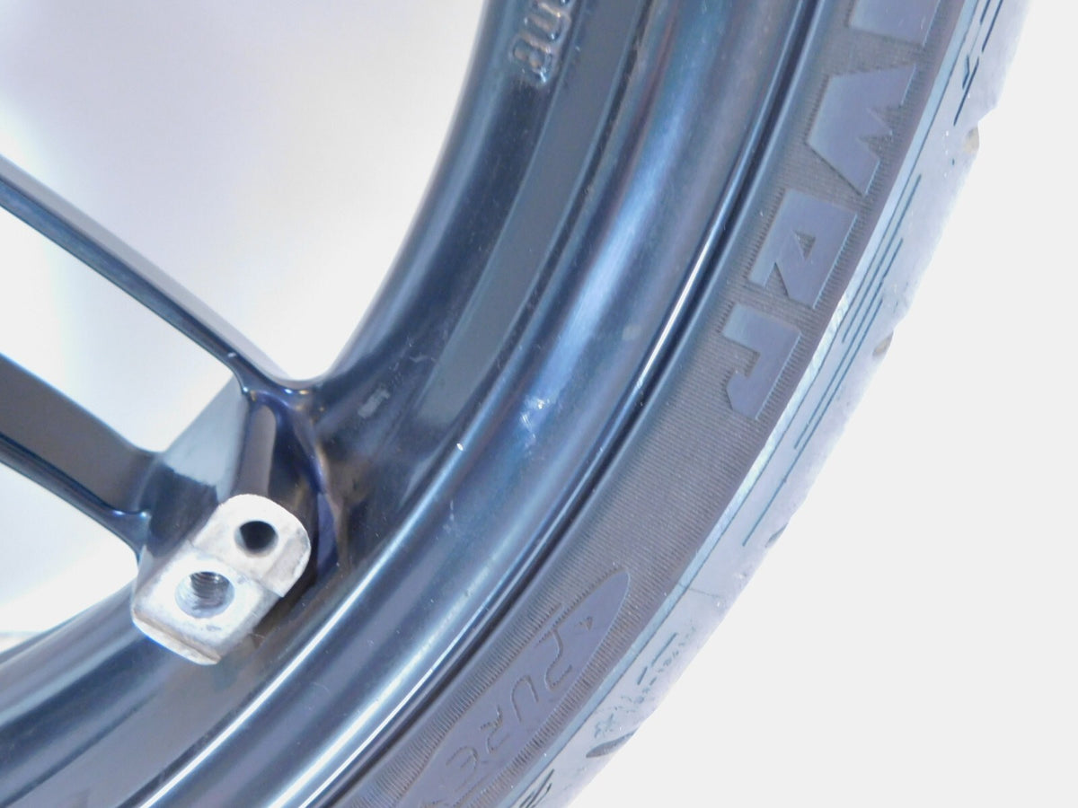 Buell XB9R XB12R Firebolt & Lightning & 1125R Black Front Wheel Rim Rotor & Tire - C3 Cycle