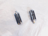 Harley Touring FXR Dyna Sportster & Softail Chrome & Rubber Footpegs Footrests