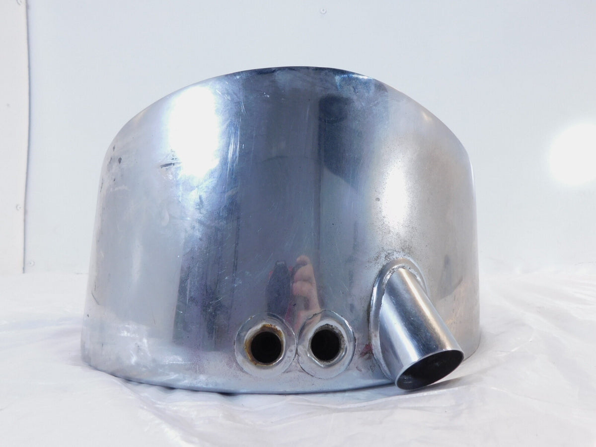 Harley Davidson Softail Fat Boy & Heritage Classic Chrome Oil Tank Bag Reservoir