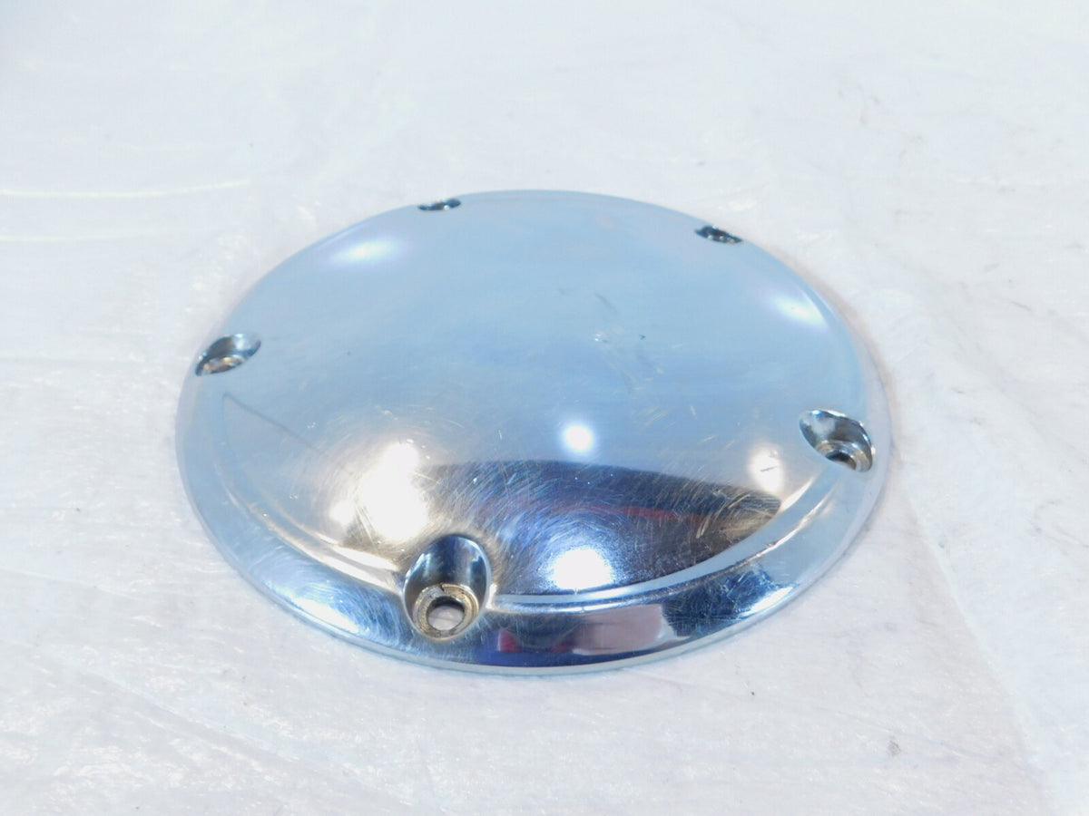 Harley Davidson Twin Cam Touring Dyna Softail Chrome Derby Clutch Cover 25415-99 - C3 Cycle