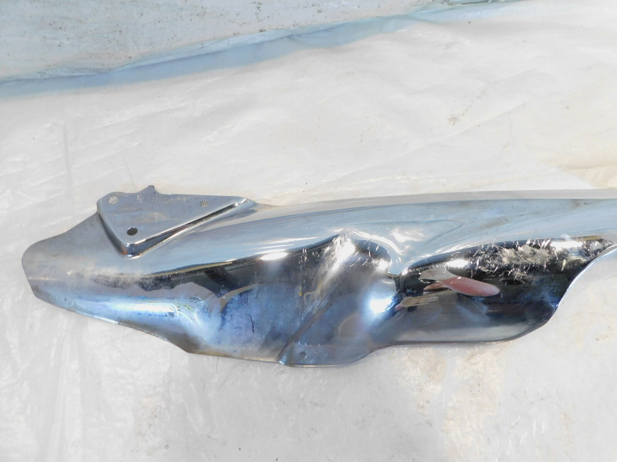 1997-2009 BMW K1200LT 1200 LT Chrome Exhaust Header Cover Heat Shield - Damage
