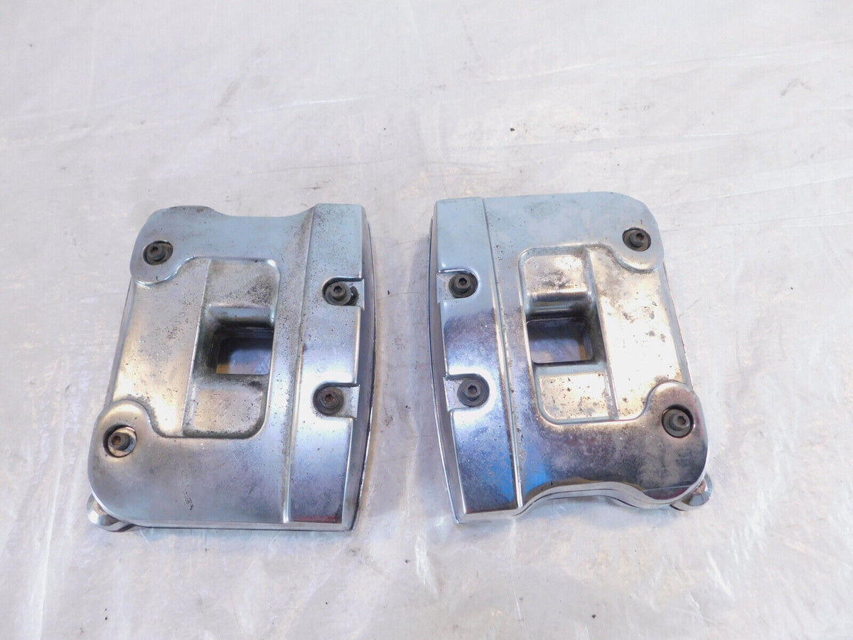 Harley Davidson Touring Electra Glide & FXR & Softail Rocker Arms & Chrome Boxes
