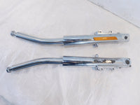 09-13 Harley Davidson Electra & Street Glide Chrome Front Fork Shocks - Bent - C3 Cycle