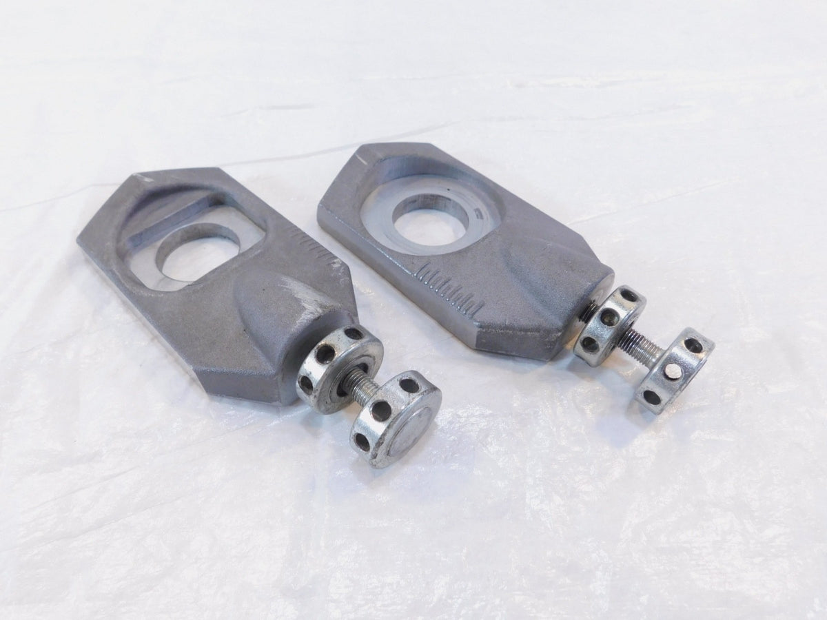 Ducati Superbike 749 749S & 999 999S Rear Wheel Slider Shoe Axle Chain Adjusters - C3 Cycle