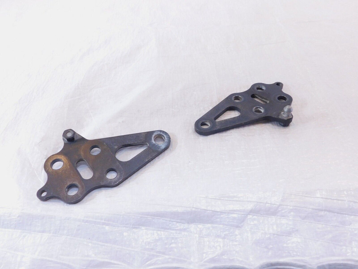 Pair Black 2008-2016 Polaris Victory Vision Engine Motor Mount Rear Brackets - C3 Cycle