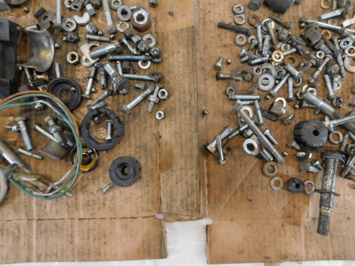 1972 72 Honda CB350K4 CB350 350 Miscellaneous Nut Bolts & Brackets Parts Box Lot - C3 Cycle