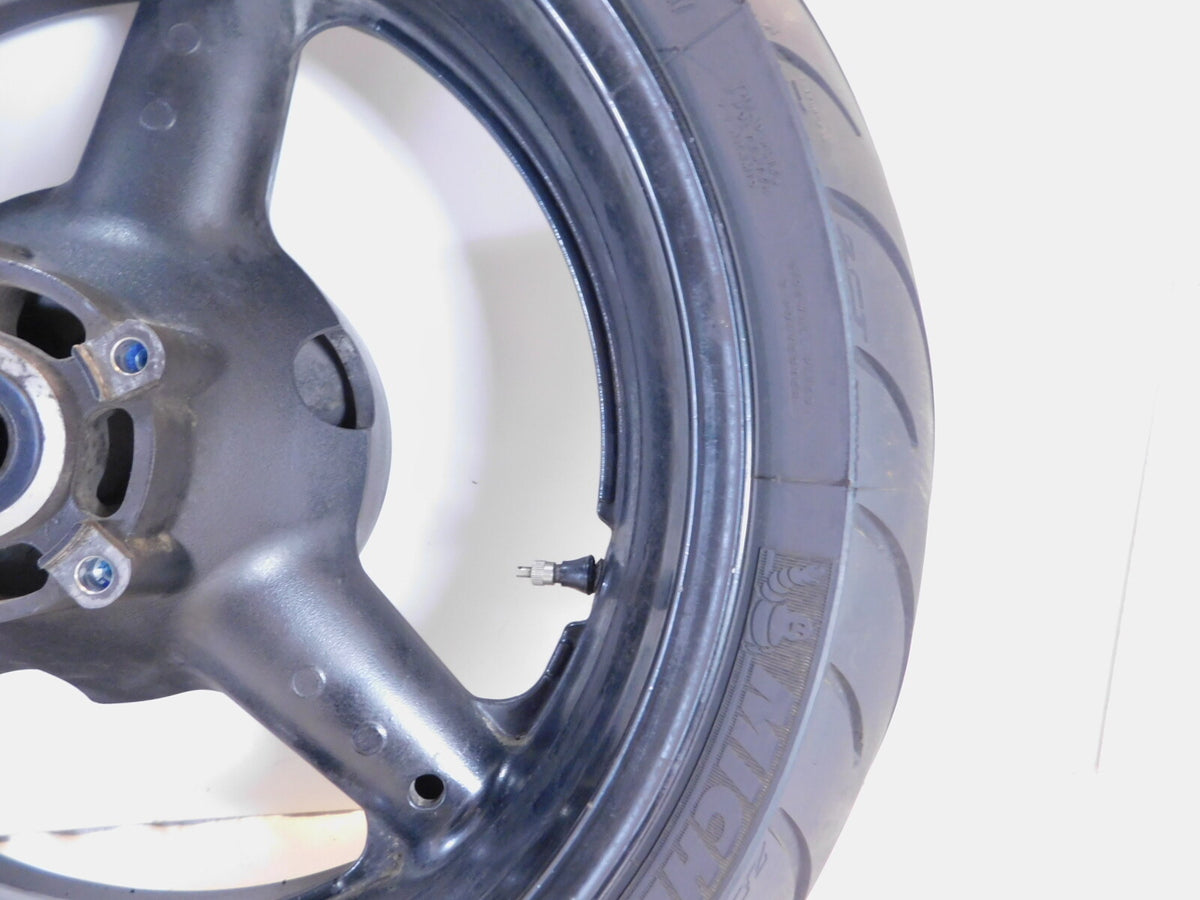 2001-2005 Suzuki Bandit GSF1200S GSF 1200 Black Cast Rear Wheel Rim & Tire - C3 Cycle