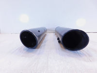 Harley Davidson Electra Road Street Glide Black Left Right Exhaust Pipe Mufflers