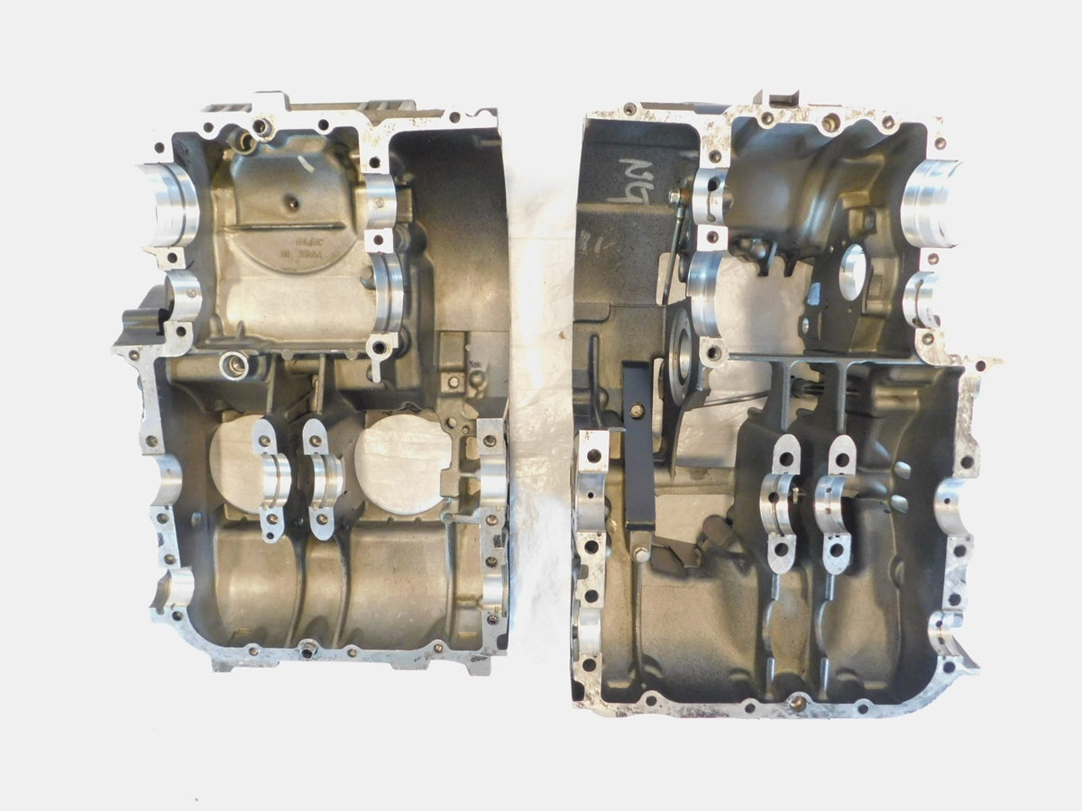 1994-2009 Kawasaki Ninja 500 & 500R Black Engine Motor Crank Cases Crankcase - C3 Cycle