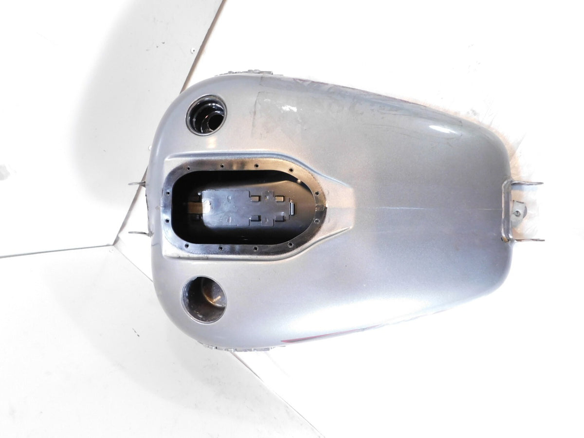 10-17 Harley Davidson Dyna Wide Glide & Street Bob Gray Fuel Gas Tank - DENTED - C3 Cycle