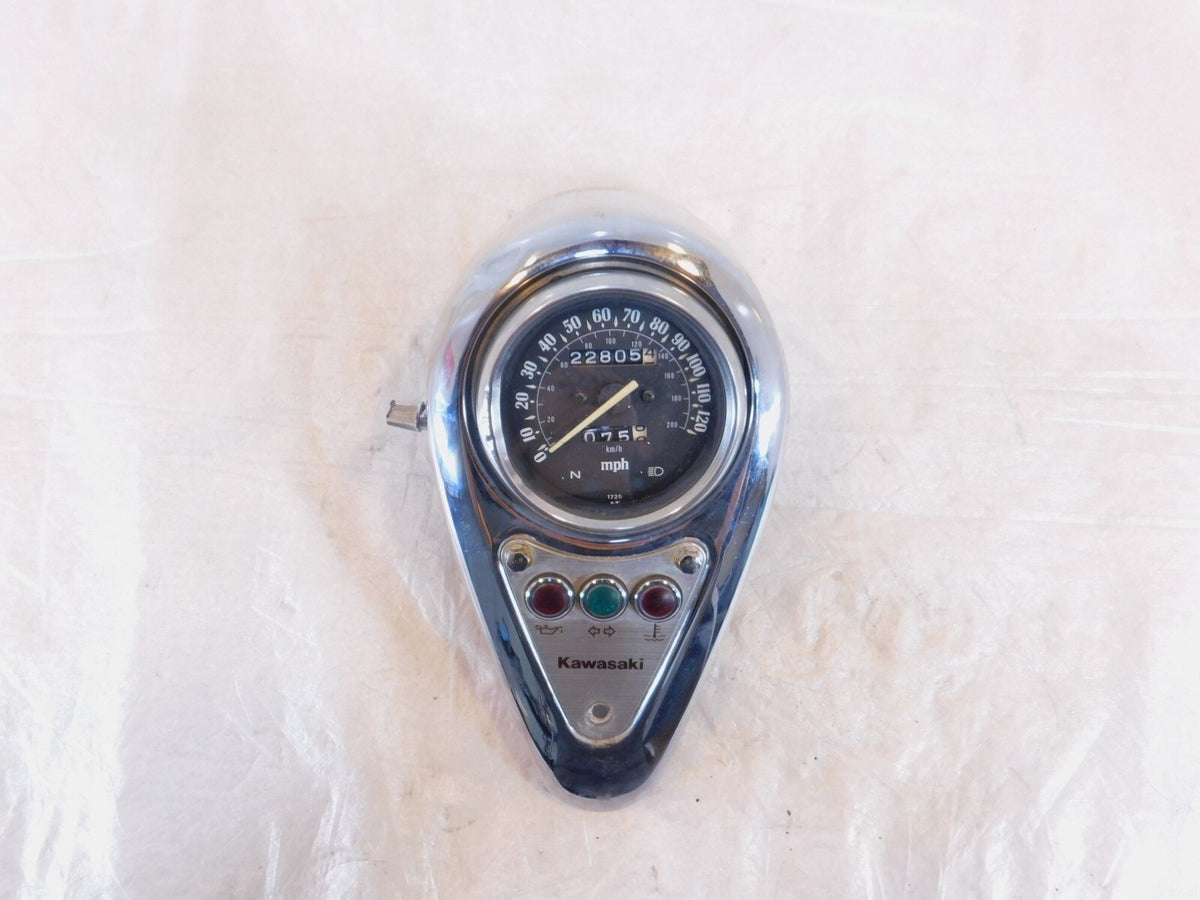 2001-05 Kawasaki VN800 Vulcan 800 Classic Fuel Tank Cover Console w/ Speedometer - C3 Cycle