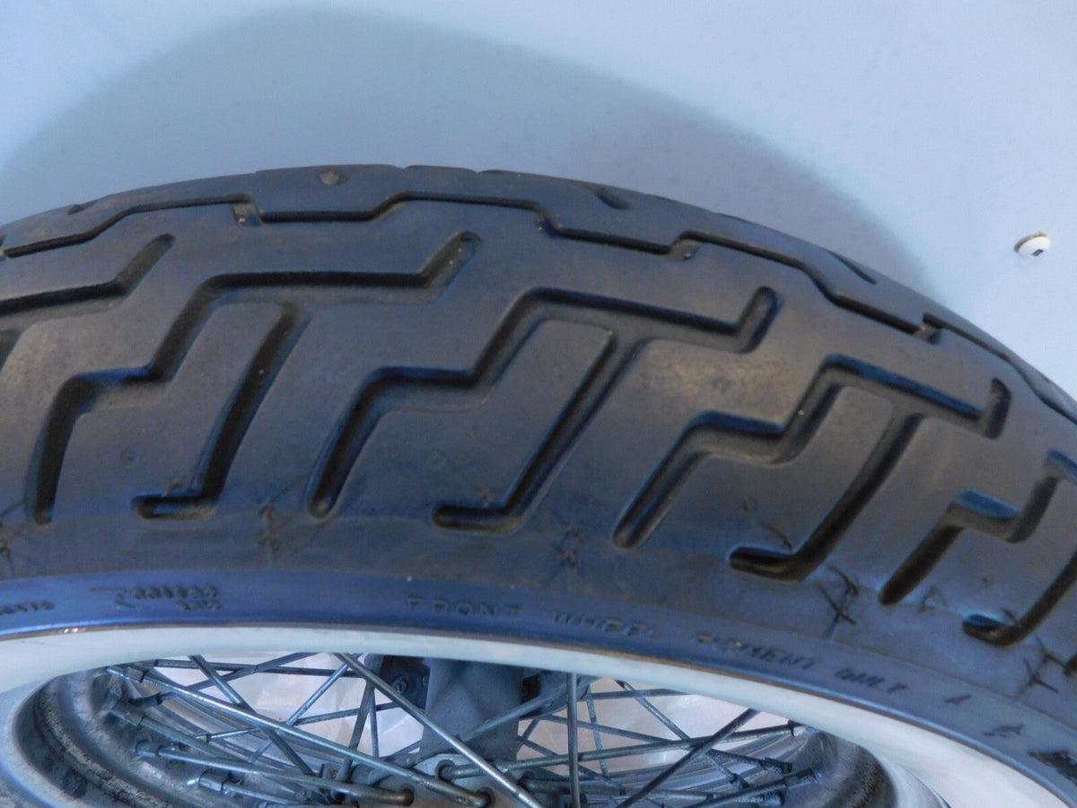 Harley Davidson Softail Heritage Classic & Deluxe Spoked Front Wheel Rim w/ Tire - C3 Cycle