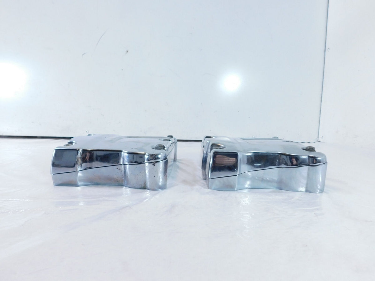 Harley Davidson Touring Dyna & Softail Chrome Cylinder Head Rocker Boxes - C3 Cycle