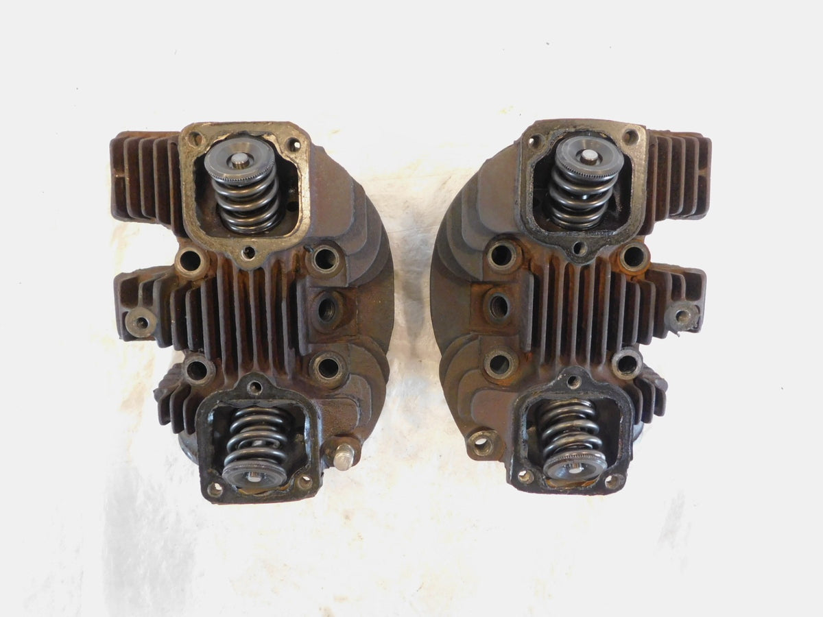 72 Harley Davidson Ironhead Sportster XLH 1000 Front & Rear Cylinders Heads - C3 Cycle