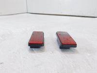 Pair 1987-09 Suzuki VS1400 Intruder 1400 Boulevard S83 Rear Tail Red Reflectors