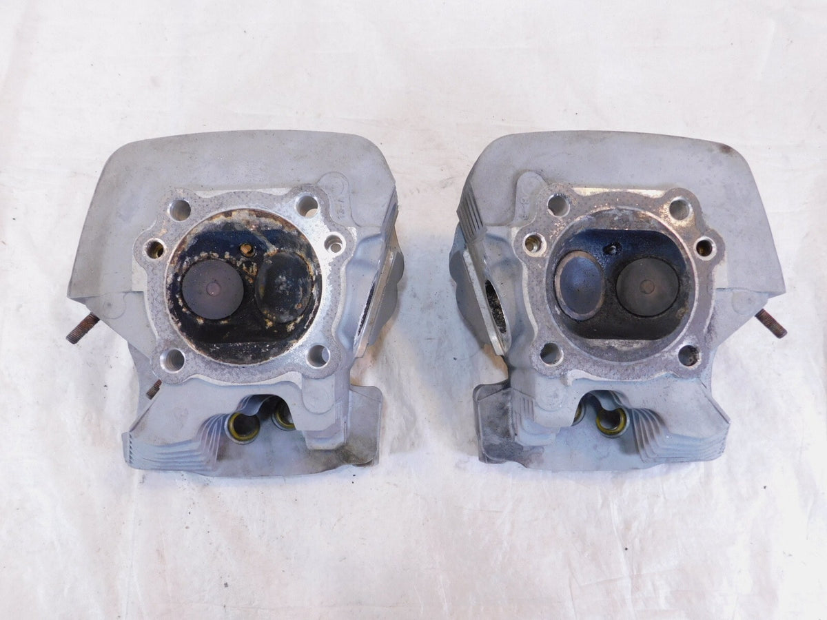 Harley Davidson Touring Softail & Dyna Silver Cylinder Heads & Valves w/ Springs
