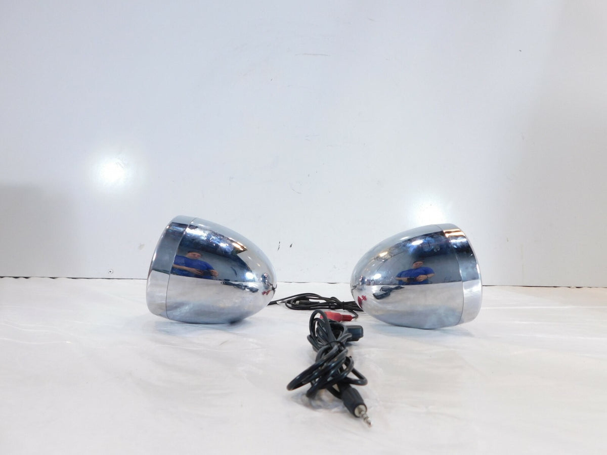 1999 Kawasaki Vulcan 1500 Classic Front Handlebar Clamp On Speakers & Controller - C3 Cycle