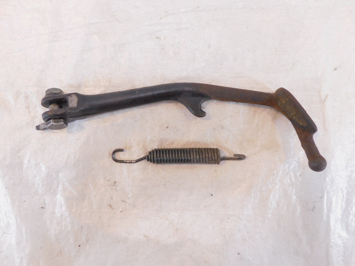 1982 82 Yamaha XJ750 Maxim 750 Black Kick Side Stand Kickstand Prop w/ Spring - C3 Cycle