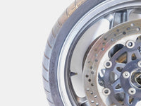 1990-1992 Kawasaki Ninja ZX-11 ZX1100 Gray Front Wheel Hub Rim & Brake Rotors - C3 Cycle