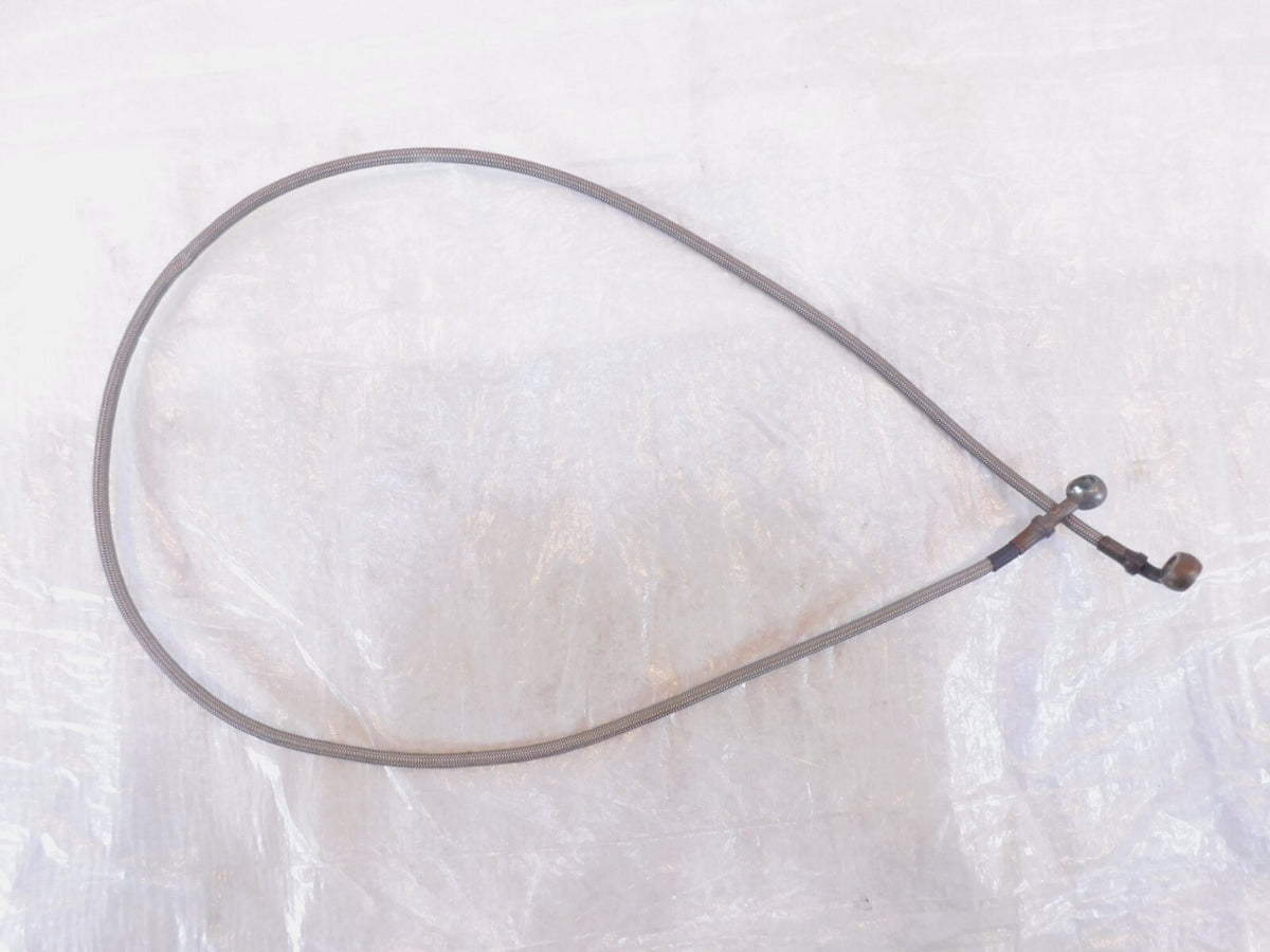 Harley Davidson Sportster 883 & 1200 Custom Front Wheel Braided Brake Line Hose - C3 Cycle