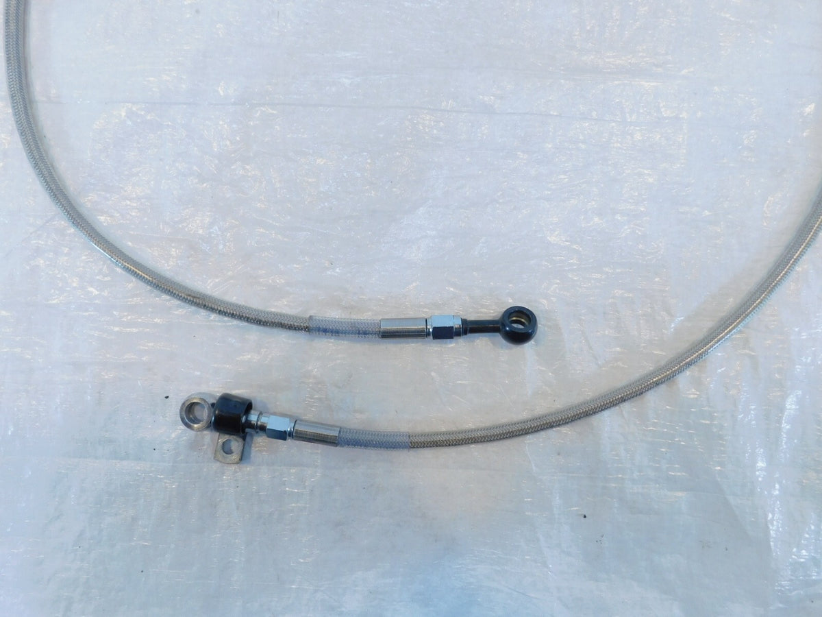 Harley Davidson Sportster 883 & 1200 Custom Braided Front Brake Hose Line Pipe - C3 Cycle