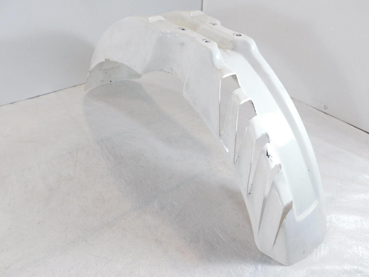 1989-1993 Kawasaki KL650 KLR650 KL KLR 650 White Front Wheel Guard Cover Fender - C3 Cycle