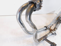 Honda CB1000 Chrome Rear Engine Right Exhaust Header Pipes & Mufflers -Damaged - C3 Cycle