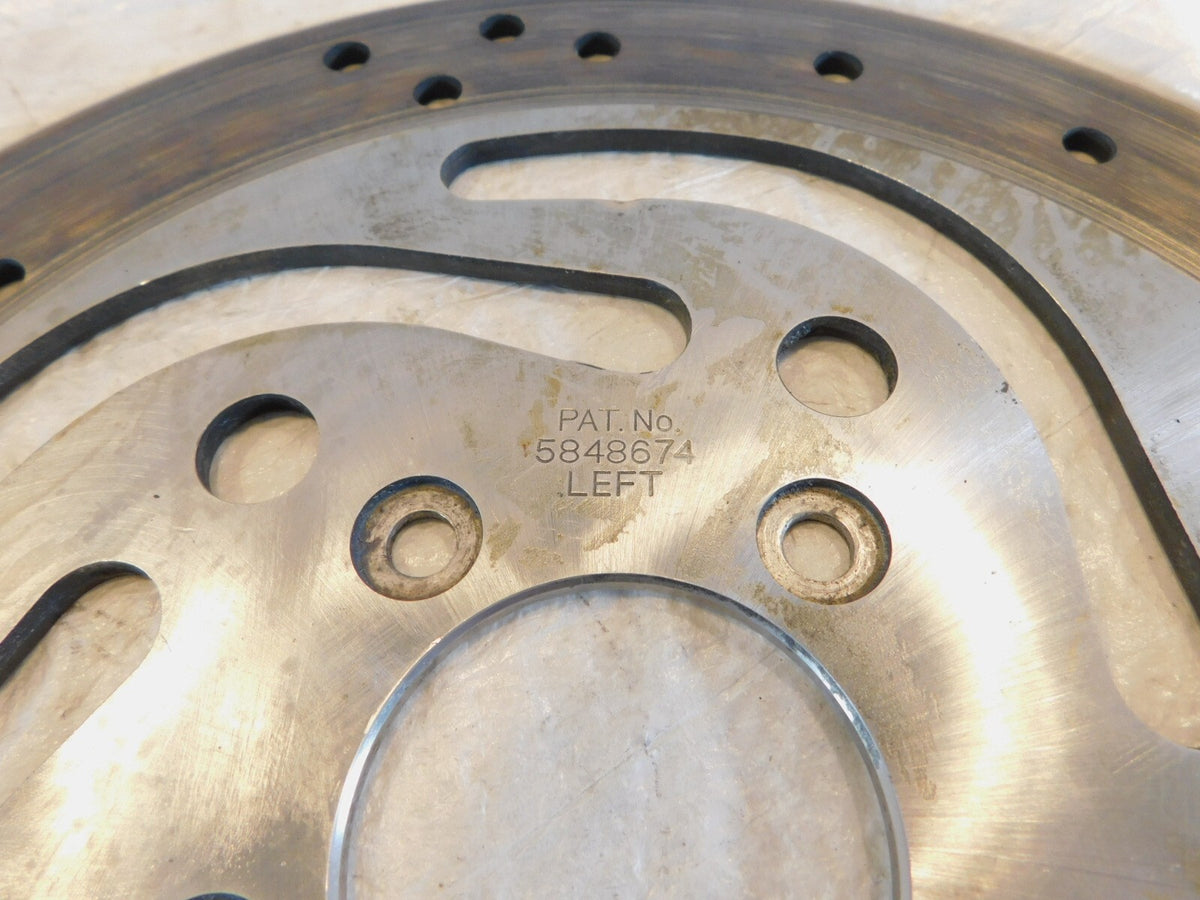 Harley Davidson Touring Sportster Dyna Softail Front Wheel Left Brake Rotor Disc - C3 Cycle