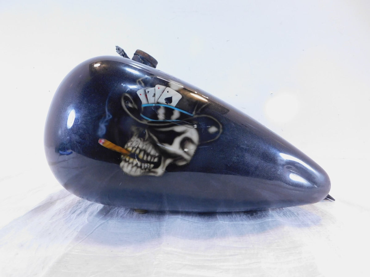 1989-1991 Harley Davidson Touring Tour Electra Glide Black Fuel Gas Petrol Tank - C3 Cycle