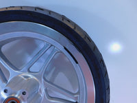 2000 Victory V92 Sport Cruiser Silver 5 Spoke Cast Front Wheel Rim & Tire - C3 Cycle