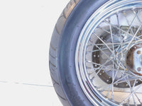 2000 2001 2002 & 2003 Indian Gilroy Scout Chrome Laced Rear Wheel Rim - Bent - C3 Cycle