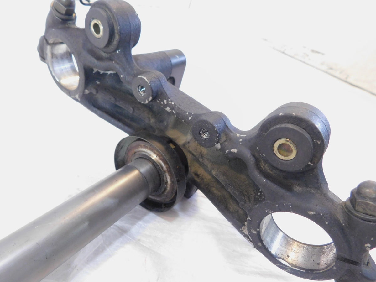 83 Yamaha XJ750 Maxim 750 Black Front Fork Upper/Lower Triple Tree Steering Stem - C3 Cycle