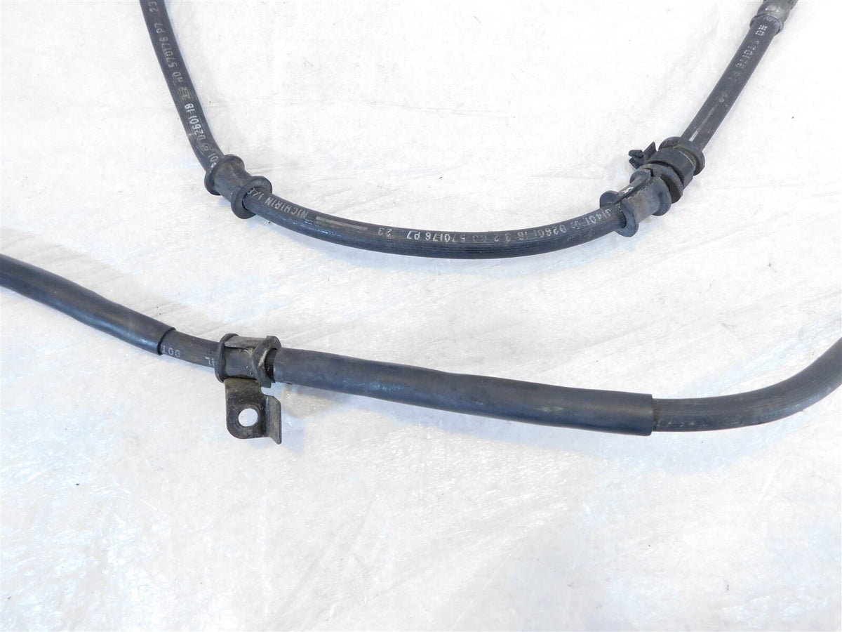 Suzuki GSXR600 GSX-R600 & GSXR750 GSX-R750 Front Wheel Brake Hose Pipe Lines - C3 Cycle