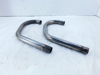 1976 76 Moto Guzzi Convert I V1000 Left/Right Front Exhaust Header Muffler Pipes - C3 Cycle