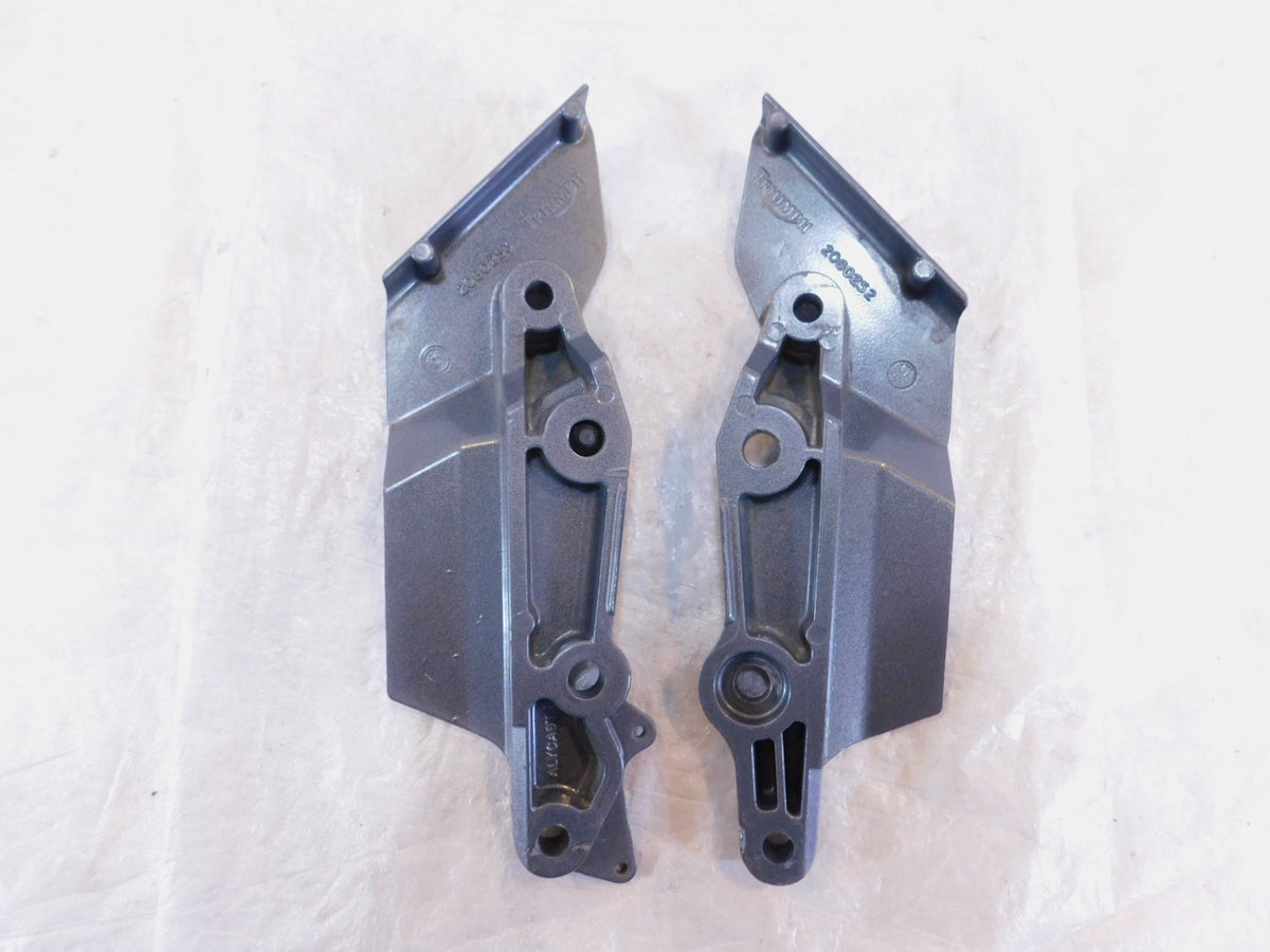 Triumph Trophy 900 1200 Front Left/Right Footrest Foot Peg Hanger Bracket Mounts - C3 Cycle