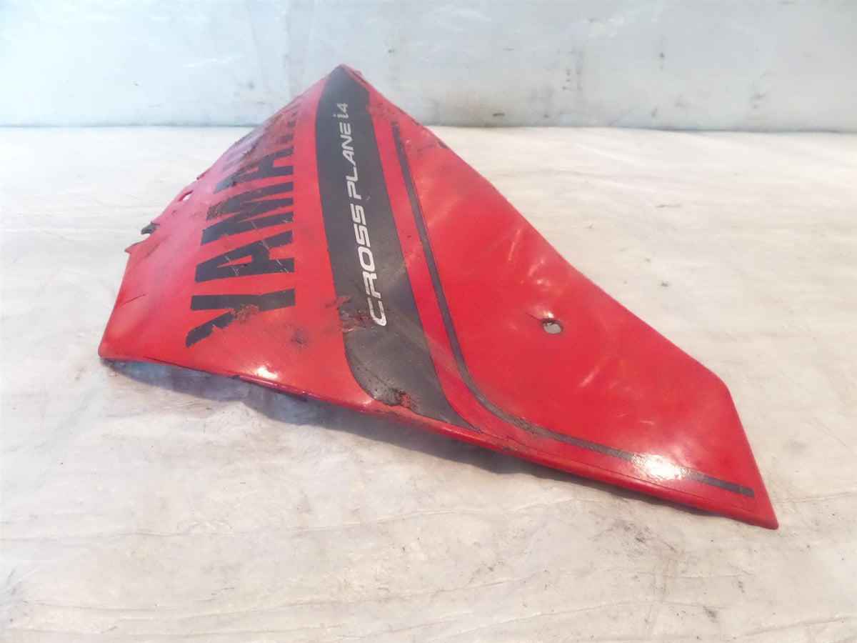 14 Yamaha YZF R1 Red Front Right Lower Under Belly Fairing Cowling Shield Guard - C3 Cycle