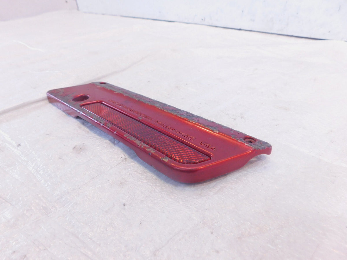 Harley Touring Electra Street Glide & Road King Red Right Saddlebag Latch Cover - C3 Cycle