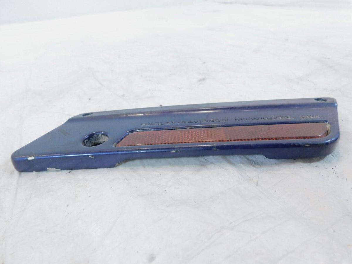 Harley Touring Electra Street Glide & Road King Blue Right Saddlebag Latch Cover - C3 Cycle